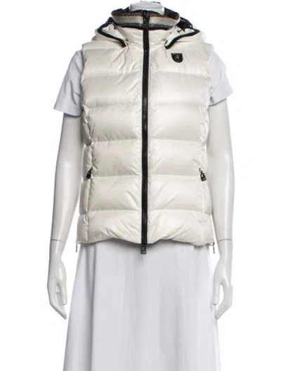 Pre-owned Toni Sailer Nylon Down Jacket In White