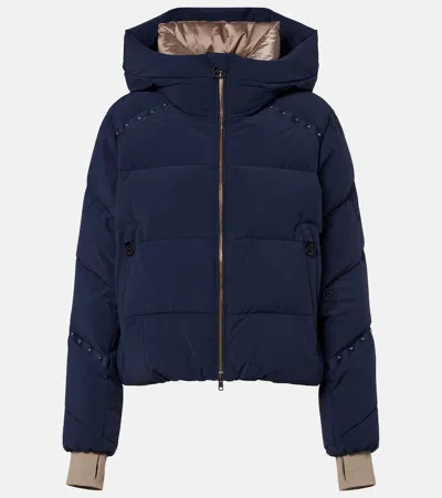 Toni Sailer Swalina Down Ski Jacket In Blue
