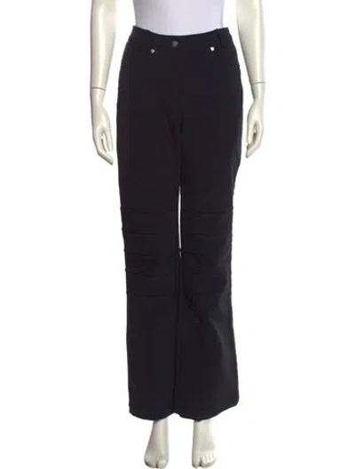 Pre-owned Toni Sailer Wide Leg Pants In Black