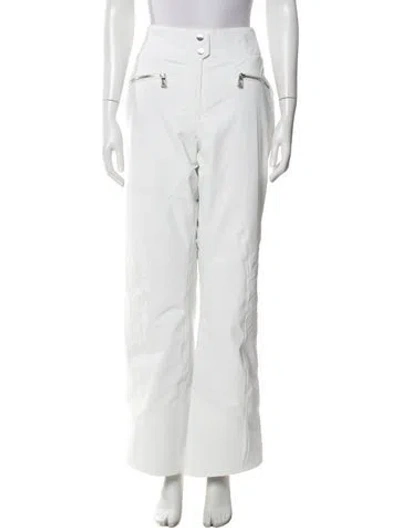 Pre-owned Toni Sailer Wide Leg Pants In White
