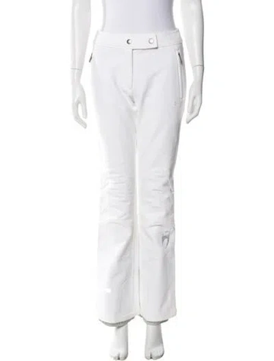 Pre-owned Toni Sailer Wide Leg Pants In White