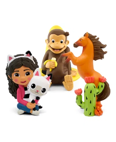 Tonies Gabby's Dollhouse, Curious George, Spirit Untamed Audio Figurine In Transparent