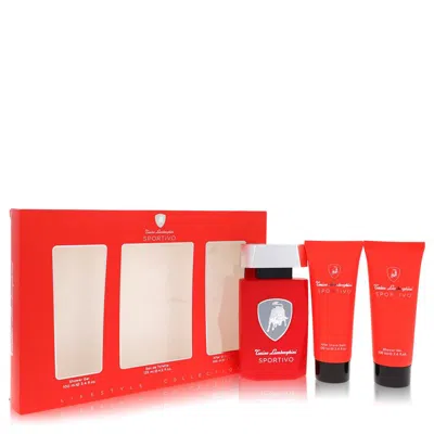 Tonino Lamborghini 2pcs Combo Lamborghini Sportivo By  Gift Set - For Men In Multi