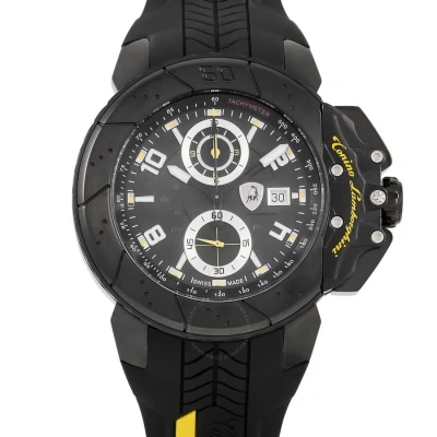 Tonino Lamborghini Brake 8 Chronograph Quartz Men's Watch Brake-8 In Black