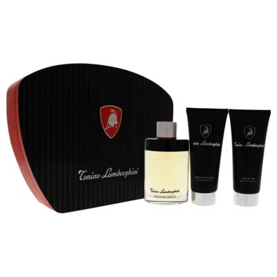 Tonino Lamborghini Invincibile By  For Men - 3 Pc Gift Set 4.2oz Edt Spray In N,a