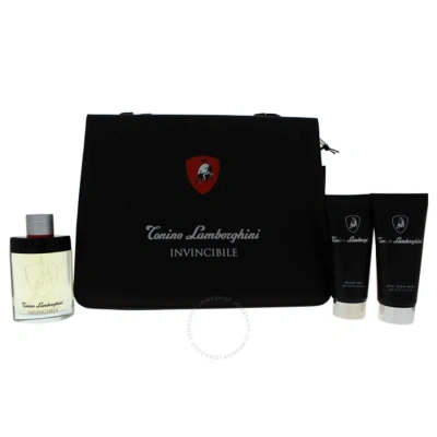 Tonino Lamborghini Invincibile By  For Men - 4 Pc Gift Set 4.2oz Edt Spray In N/a