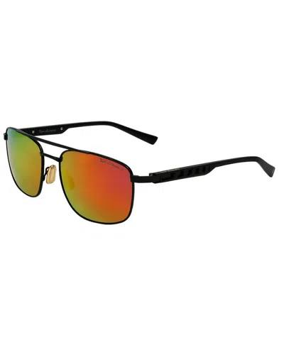 Tonino Lamborghini Men's Tl317s 57mm Polarized Sunglasses In Black