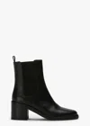 Tony Bianco Albany Black Como Ankle Boots In Black Como