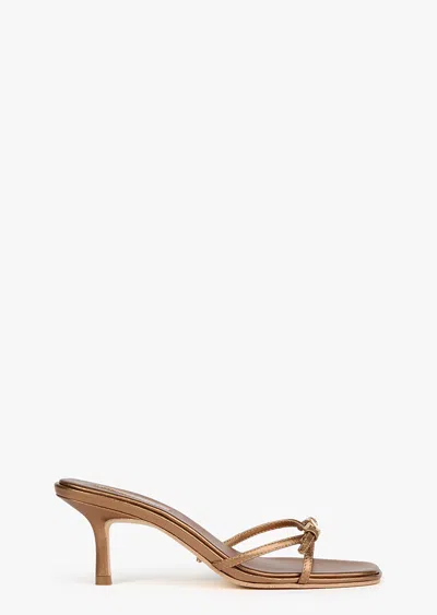 Tony Bianco Angie Bronze Nappa Metallic In Brown