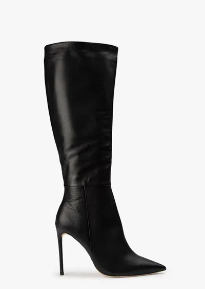 Tony Bianco Apollo Heeled Boot In Black Venice