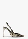 Tony Bianco Asti Ecru Snake In Ecru Snake