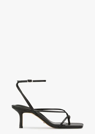 Tony Bianco Avi Black Nappa Heels