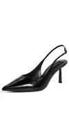 Tony Bianco Baz Heels Black Hi Shine In Black Hi Shine