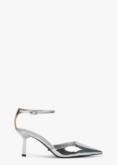 Tony Bianco Bella Silver Shine Heels