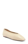 Tony Bianco Bianca Ballet Flat In Vanilla Nappa