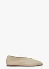 Tony Bianco Bianca Vanilla Nappa Flats In Vanilla Nappa