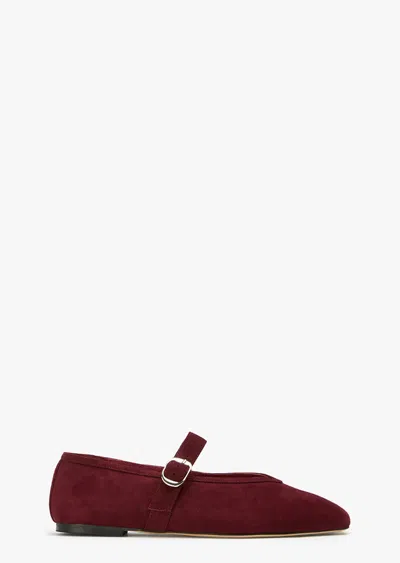 Tony Bianco Bobbi Vino Suede In Red