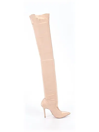 Pre-owned Tony Bianco Boots In Ivory