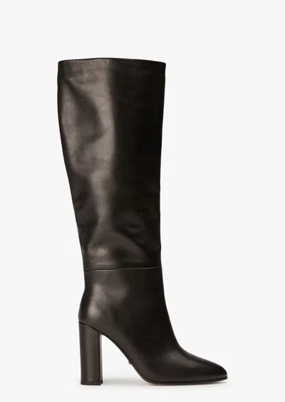 Tony Bianco Boss Black Como Calf Boots