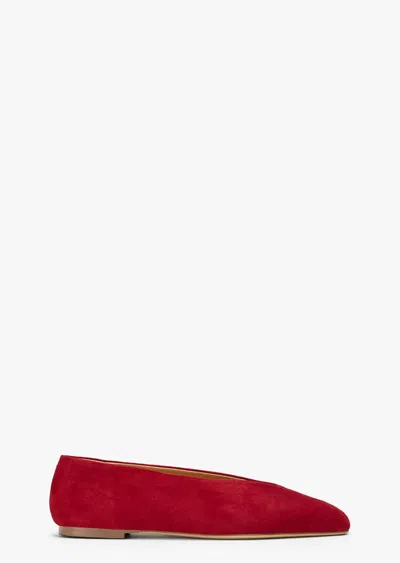 Tony Bianco Brash Scarlet Suede In Red