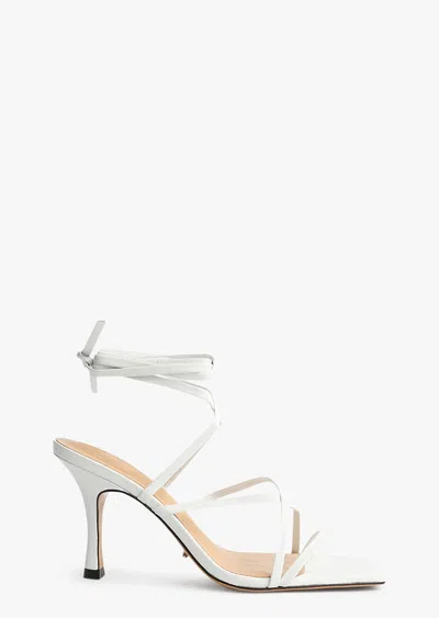 Tony Bianco Caden White Sheep Nappa Heels