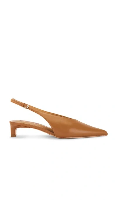 Tony Bianco Calli Heel In Tan Nappa & Butterscotch Suede