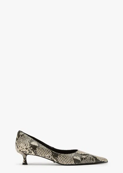 Tony Bianco Cameo Ecru Snake In Animal Print