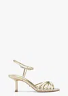 Tony Bianco Camilla Gold Nappa Metallic In Gold