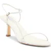 Tony Bianco Caprice Ankle Strap Sandal In White Kid