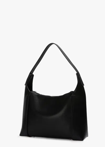 Tony Bianco Carro Black Leather Shoulder Bag