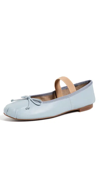 Tony Bianco Caspian Flats Sky Nappa In Blue