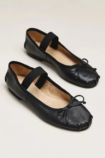 Tony Bianco Caspian Leather Flats In Black
