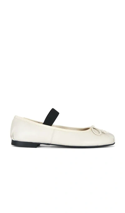Tony Bianco Caspian Mary Jane Flat In White