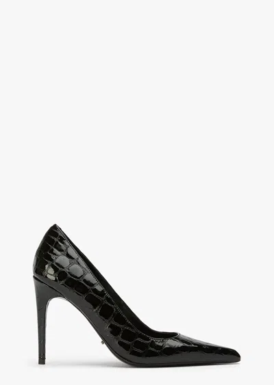 Tony Bianco Cassidy Black Croc Patent