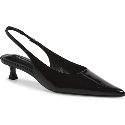 Tony Bianco Catie Slingback Pump In Black Leather Ph