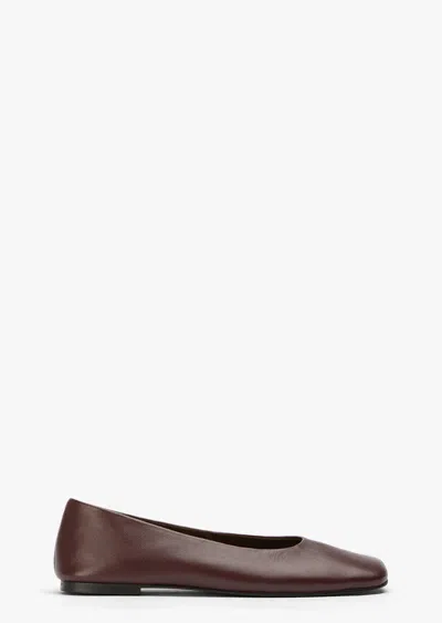 Tony Bianco Brash Square Toe Ballet Flats In Animal Print