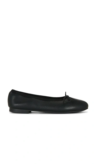 Tony Bianco Chelsea Flat In Black Nappa
