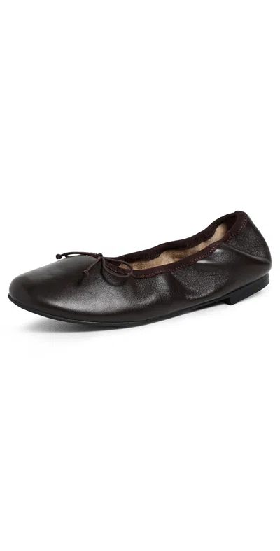 Tony Bianco Chelsea Flats Chocolate Nappa In Brown