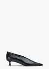 Tony Bianco Cherry Choc Crinkle In Black Crinkle