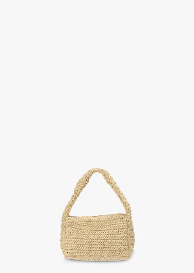 Tony Bianco Chill Natural Raffia In Brown
