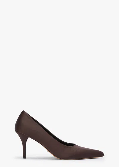 Tony Bianco Chloe Choc Satin