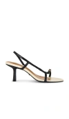 Tony Bianco Christine Sandal In 黑色蛇纹