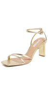 Tony Bianco Corso Heel In Gold Nappa Metallic