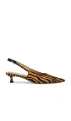 Tony Bianco Crush Pump In Brown Zebra