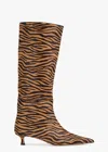 Tony Bianco Crystal Brown Zebra In Brown Zebra