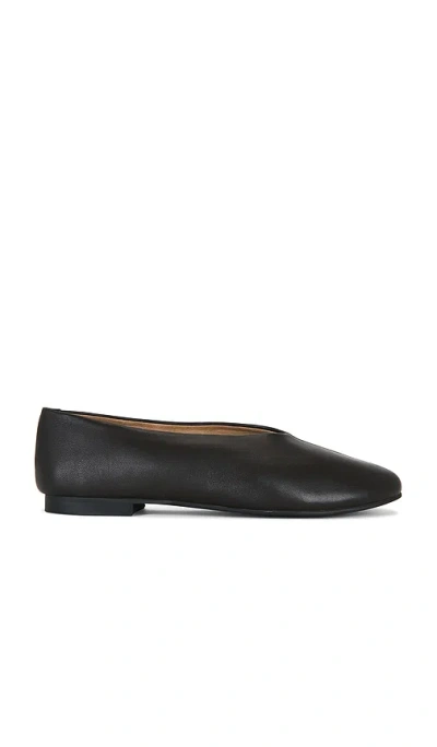 Tony Bianco Cuba Ballet Flat In Chocolate Nappa