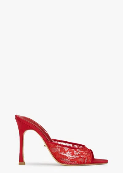 Tony Bianco Dashing Red Brocade