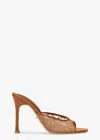 Tony Bianco Dashing Rust Brocade In Brown