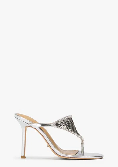 Tony Bianco Demure Silver Glomesh