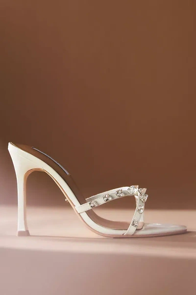 Tony Bianco Duo Stud Heels In White